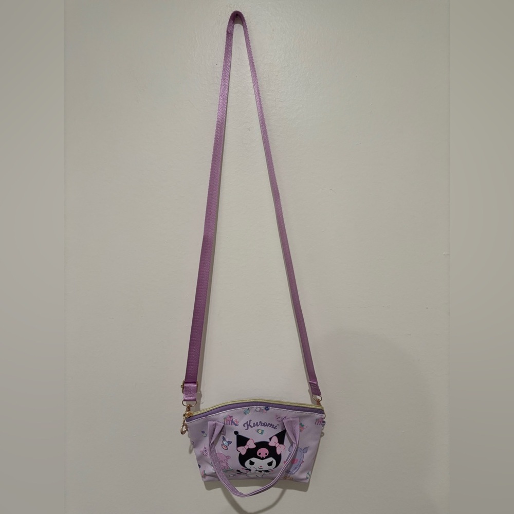 Kuromi Lavender Crossbody Bag - Women's Shoulder Purse - Picture 4 of 11